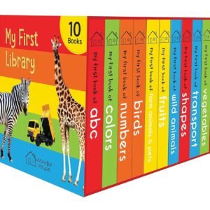 My First Library Boxset For Kids (10 Board Books) | Ages 0–3 Years | Early Learning | Gift Set For Babies | Toddlers & Preschoolers | Latest Premium Edition | ABC | Numbers | Shapes | Colors & More